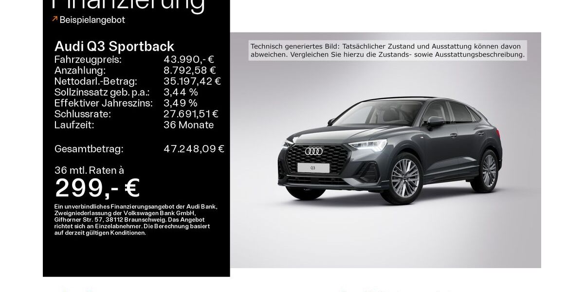 Audi Q3 10.110 km 43.990 € Hofheim 65719
