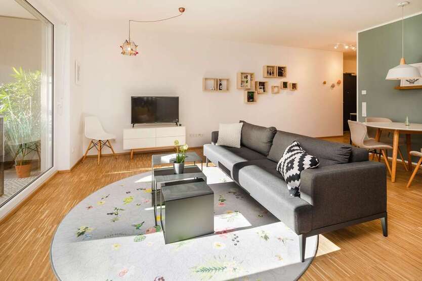 Wohnung zum Mieten in Frankfurt am Main 1.240,40 € 62.02 m² 2 zimmer