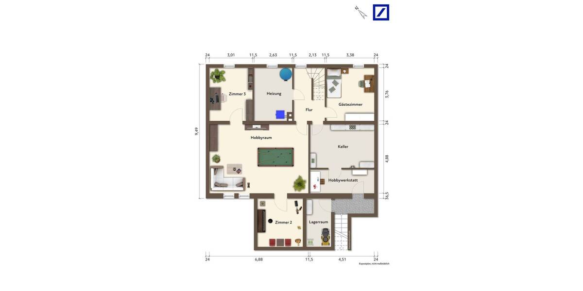Reihenmittelhaus Trebur Astheim - 4 Zimmer, 113 m&sup2;, 460.000&euro; | Angebot:26043946