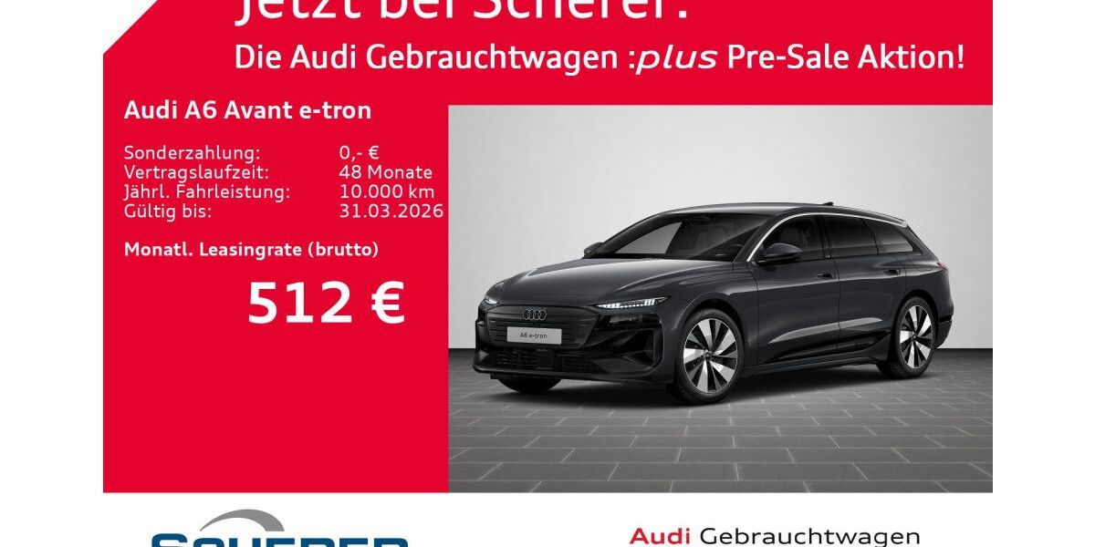 Audi A6 e-tron 10.754 km 54.890 &euro; Wiesbaden 65189