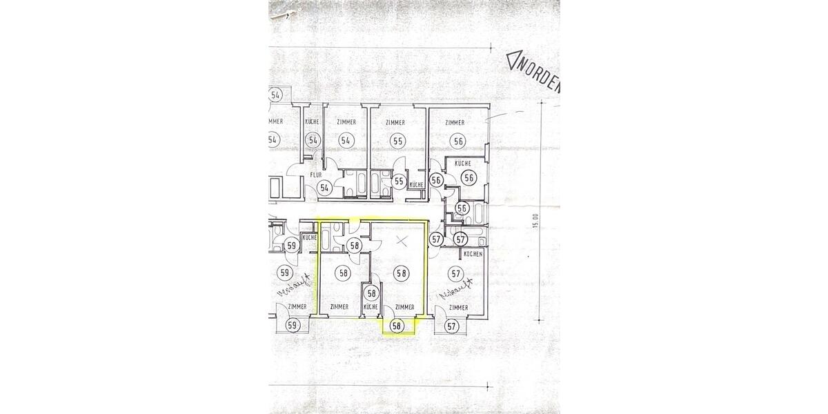 Etagenwohnung Rüsselsheim am Main - 3 Zimmer, 70 m&sup2;, 269.000&euro; | Angebot:25087025