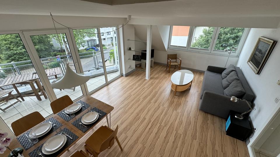 Maisonettenwohnung Wiesbaden Mainz-Amöneburg - 2 Zimmer, 75 m&sup2;, 1.500&euro; | Angebot:26163475
