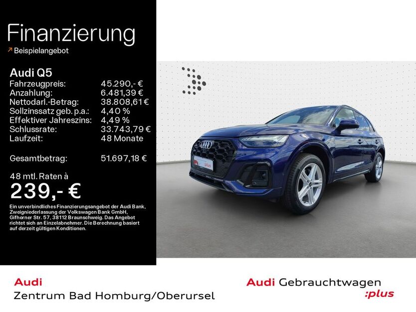 Audi Q5 21.922 km 44.290 € Oberursel 61440