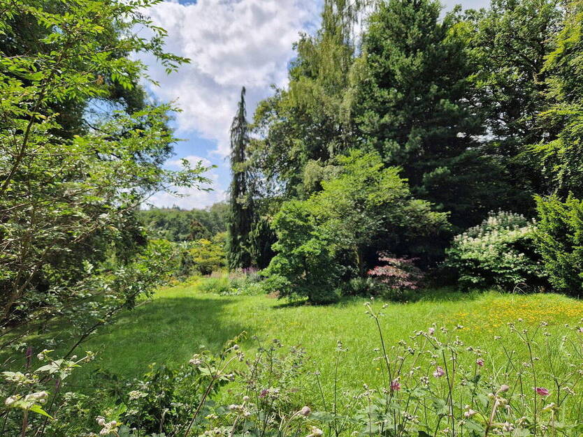 Parkgrundstück mit zwei Bauplätzen, exklusive unverbaubare Lage - auch für Investoren geeignet
