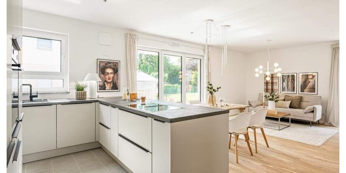 Terrassenwohnung Wiesbaden Biebrich - 4 Zimmer, 100 m&sup2;, 669.000&euro; | Angebot:26694606