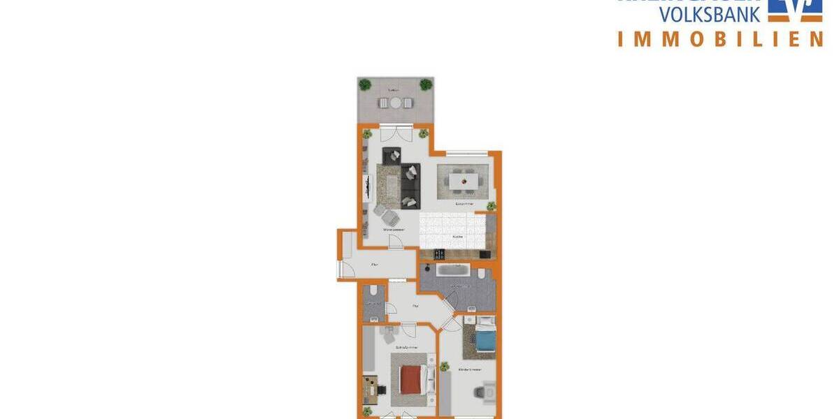 Etagenwohnung Eltville am Rhein Eltville - 3 Zimmer, 81 m&sup2;, 265.000&euro; | Angebot:26744668