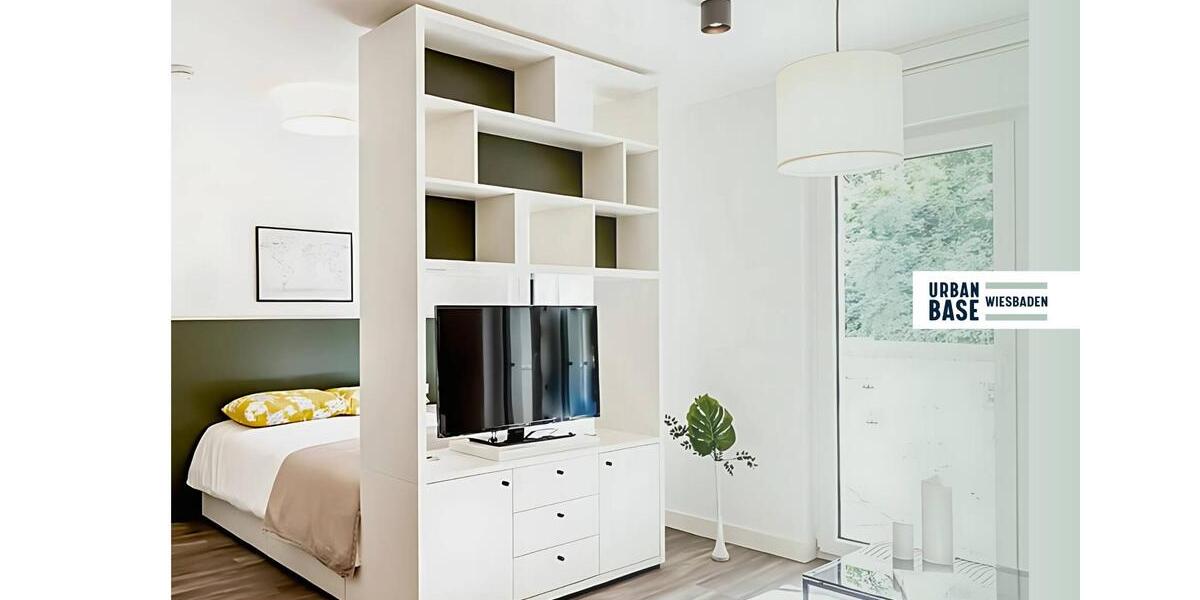 URBAN BASE: Vollmöbliertes 1-Zimmer-Apartment mit EBK, ALL-IN-MIETE, UVM. im Wiesbadener Stadtzentrum 1 zimmer