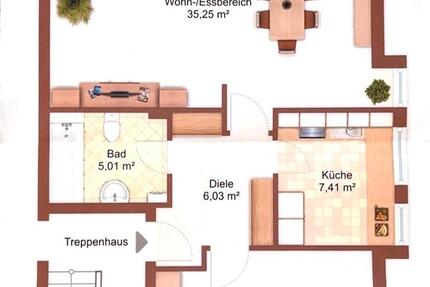 Wohnung Hofheim am Taunus - 3 Zimmer, 71 m&sup2;, 335.000&euro; | Angebot:27068460