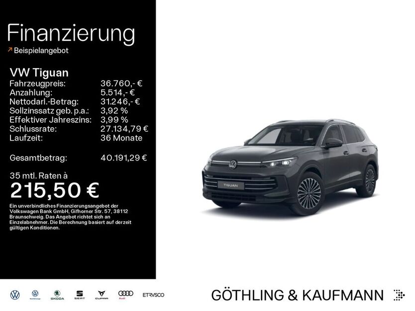 VW Tiguan 26.510 km 36.760 € Kelkheim 65779
