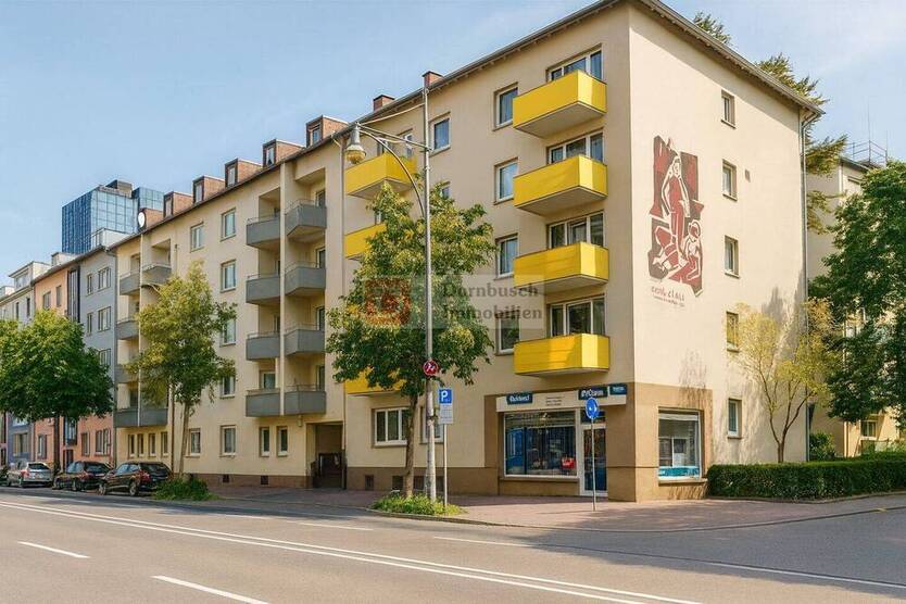 Top!! Nähe Alte Oper: lichtdurchflutete 3-Zimmer-Wohnung mit Balkon