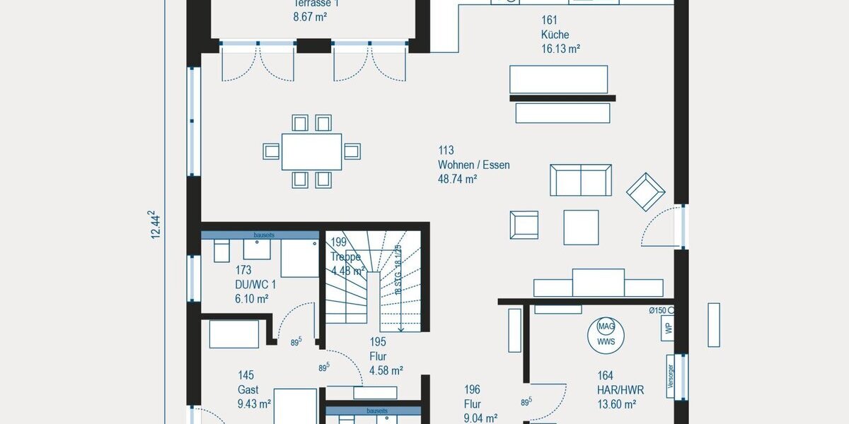 Exklusive Villa in Hattersheim am Main - Individuell geplant, hochwertig gebaut auf ausgiebigem Grundstück - Villa Hattersheim am Main Eddersheim | Angebot:27352154