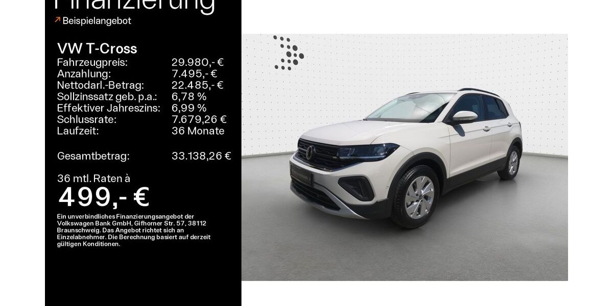 VW T-Cross 3.500 km 29.980 &euro; Eschborn 65760