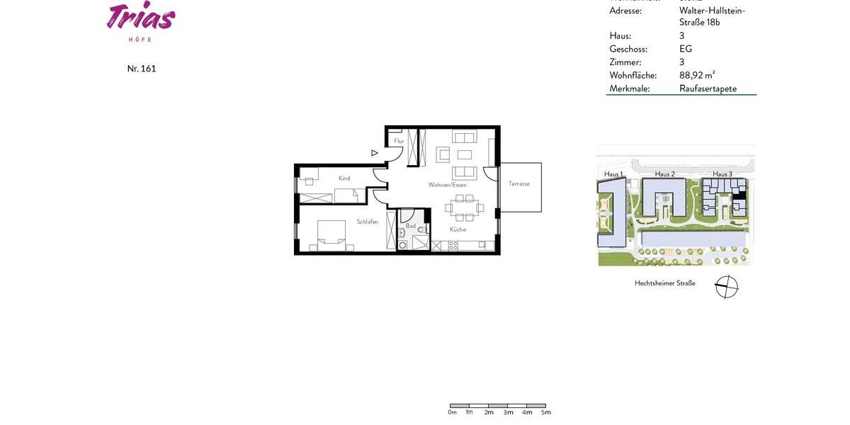 Etagenwohnung Mainz Laubenheim - 3 Zimmer, 89 m&sup2;, 1.350&euro; | Angebot:24257009