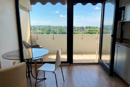 F-Sachsenhausen: Spektakulärer Weitblick! Schönes 1-Zimmer-Apartment in sehr guter Lage! - Wohnung Frankfurt am Main Sachsenhausen Süd | Angebot:26560653