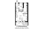 Etagenwohnung Wiesbaden Dotzheim - 1 Zimmer, 47 m&sup2;, 570&euro; | Angebot:26862896