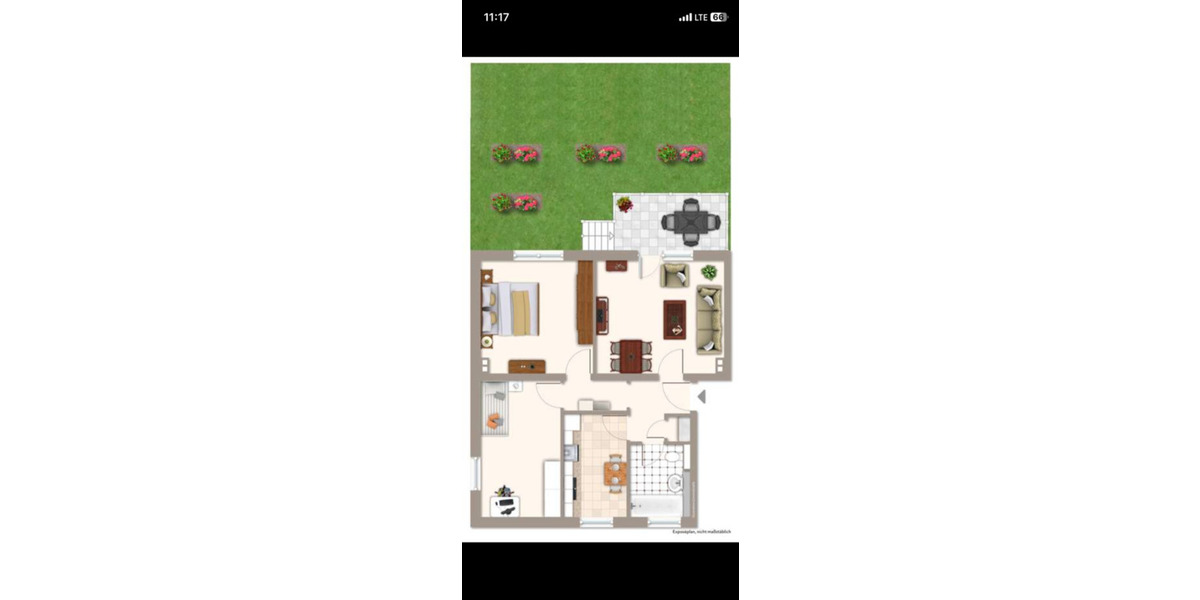 Hochparterre Hochheim am Main - 3 Zimmer, 72 m&sup2;, 349.000&euro; | Angebot:25959138