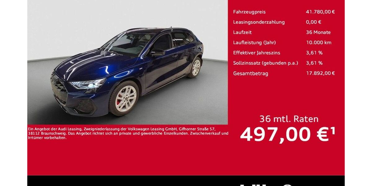 Audi A3 7.298 km 40.680 &euro; Mainz 55131