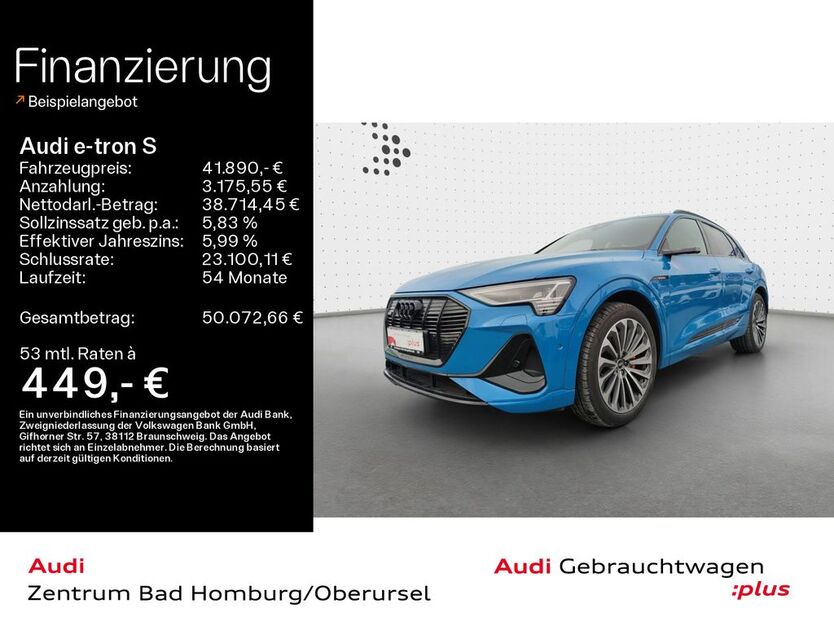 Audi e-tron 58.302 km 41.890 € Oberursel 61440
