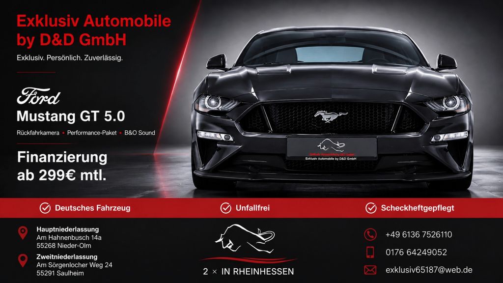 Ford Mustang 11.961 km 46.700 &euro; Nieder Olm (bei Mainz) 55268