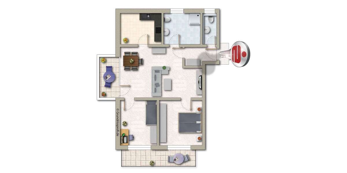 Etagenwohnung Klein-Winternheim Winternheim - 3 Zimmer, 92 m&sup2;, 492.900&euro; | Angebot:25196251