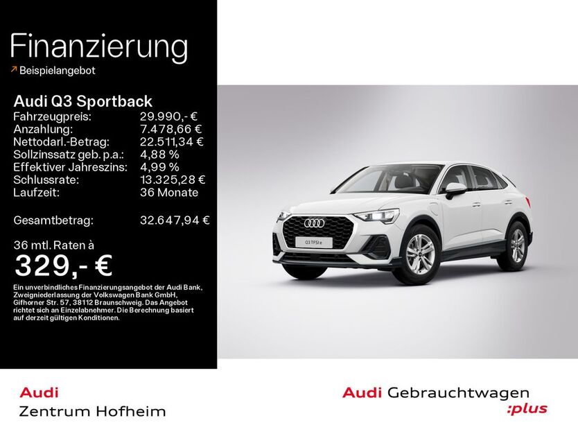 Audi Q3 45.631 km 29.990 € Hofheim 65719