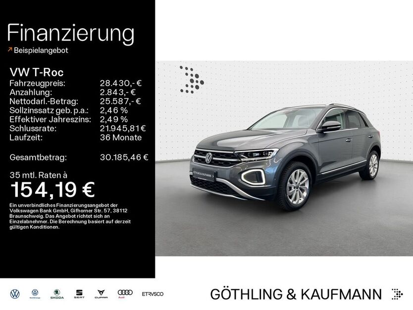 VW T-Roc 23.855 km 28.430 € Hofheim 65719