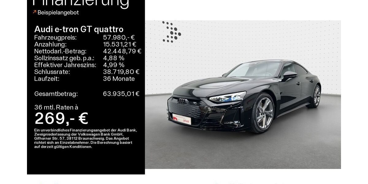 Audi e-tron GT 16.015 km 57.980 € Hofheim 65719