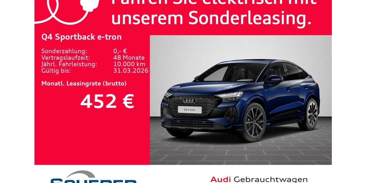 Audi Q4 e-tron 18.903 km 46.890 &euro; Wiesbaden 65189
