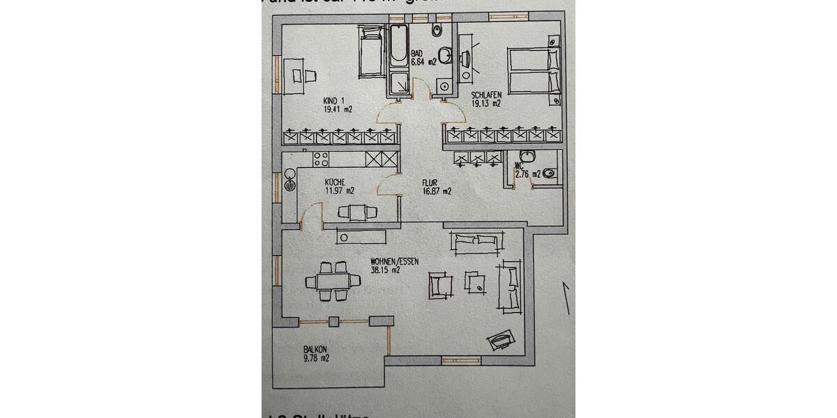Terrassenwohnung Rüsselsheim am Main - 3 Zimmer, 118 m&sup2;, 469.000&euro; | Angebot:24371754