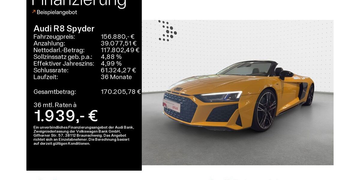 Audi R8 31.960 km 156.880 &euro; Hofheim 65719