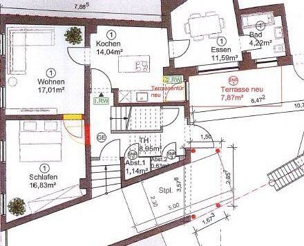 Etagenwohnung Bad Schwalbach - 3 Zimmer, 68 m&sup2;, 700&euro; | Angebot:26139219