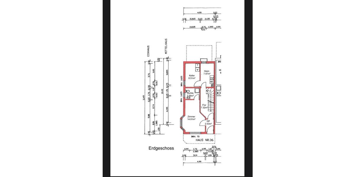 Reiheneckhaus im Wispertal ( Ramschied 65307) Verkauf zimmer
