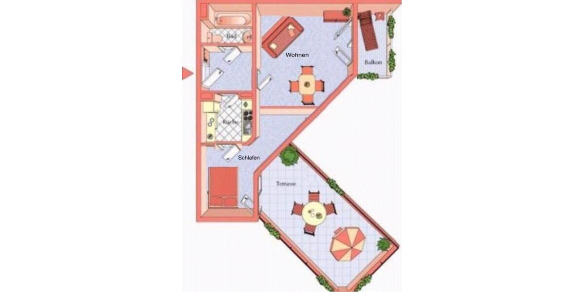 Etagenwohnung Wiesbaden Südost - 2 Zimmer, 60 m&sup2;, 850&euro; | Angebot:25367146