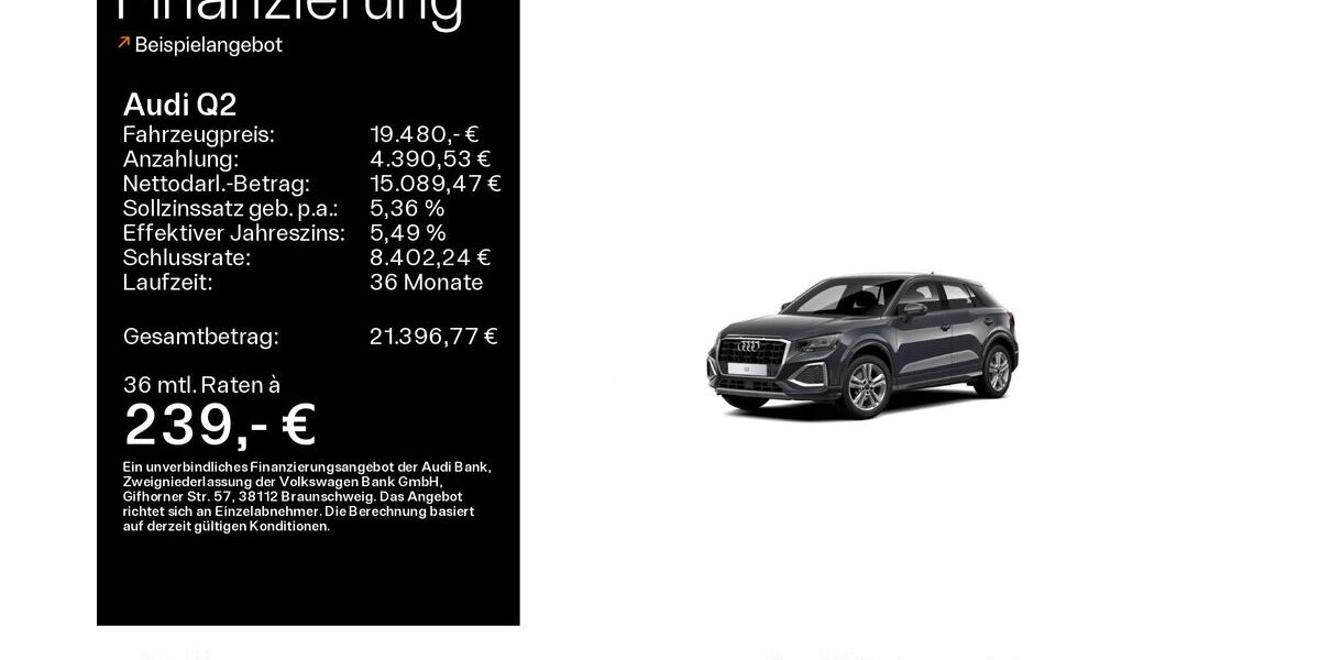 Audi Q2 32.990 km 19.180 &euro; Oberursel 61440