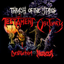 Testament & Obituary - Thrash Of The Titans 17.10.2025 Kulturzentrum Schlachthof e.V.