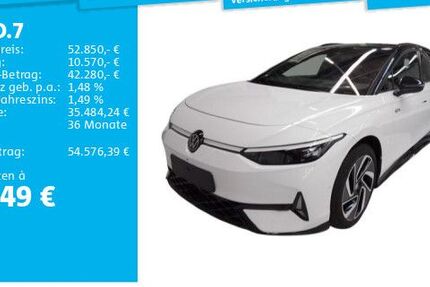 VW ID.7 10.590 km 52.450 € Frankfurt 60326