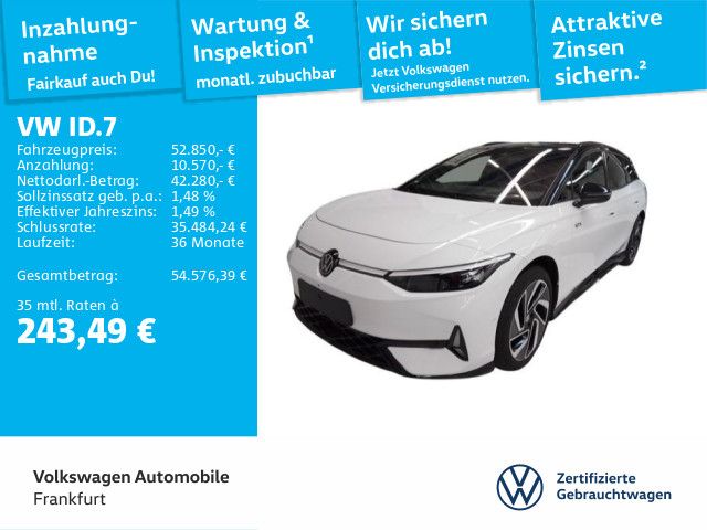VW ID.7 10.590 km 52.450 € Frankfurt 60326