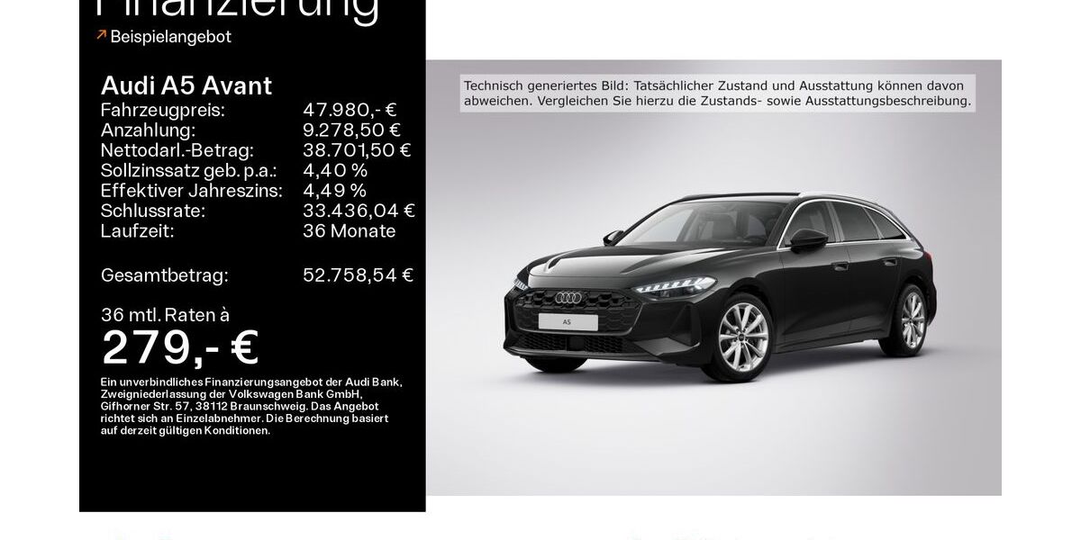 Audi A5 23.318 km 47.980 € Hofheim 65719