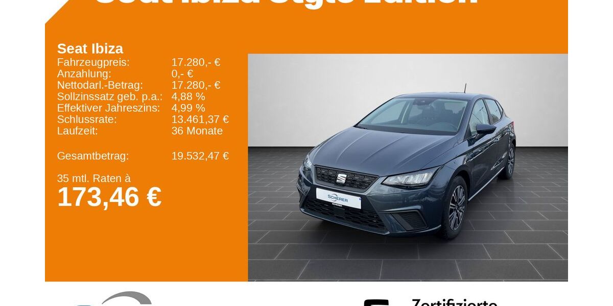 Seat Ibiza 22.163 km 16.600 &euro; Mainz 55129