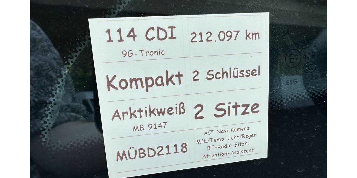 Mercedes-Benz Vito Kasten 114 CDI RWD kompakt Regaleinbau 212.097 km 15.946 &euro; Mainz 55122