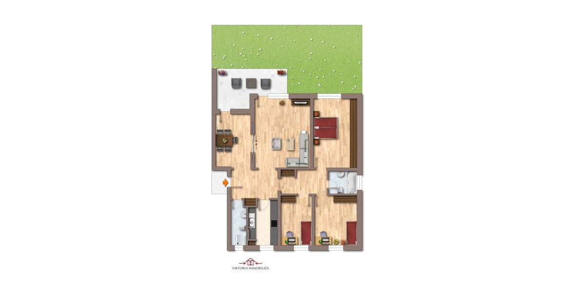 Etagenwohnung Kronberg im Taunus Schönberg - 4 Zimmer, 116 m&sup2;, 518.000&euro; | Angebot:26410348