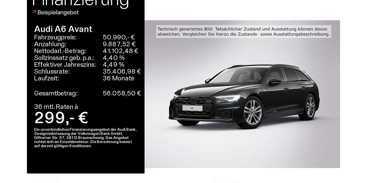 Audi A6 29.232 km 50.990 € Hofheim 65719
