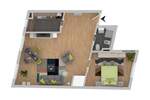 Etagenwohnung Mainz Oberstadt - 2 Zimmer, 60 m&sup2;, 875&euro; | Angebot:25745878