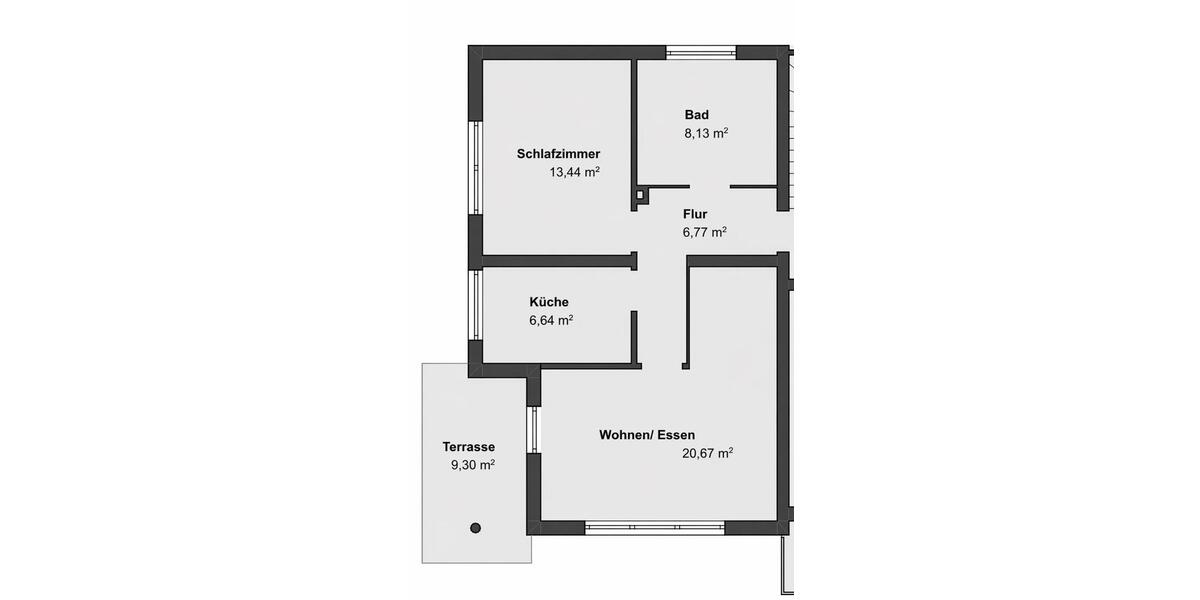 Erdgeschoßwohnung Wiesbaden Bierstadt - 2 Zimmer, 65 m&sup2;, 1.200&euro; | Angebot:26248567