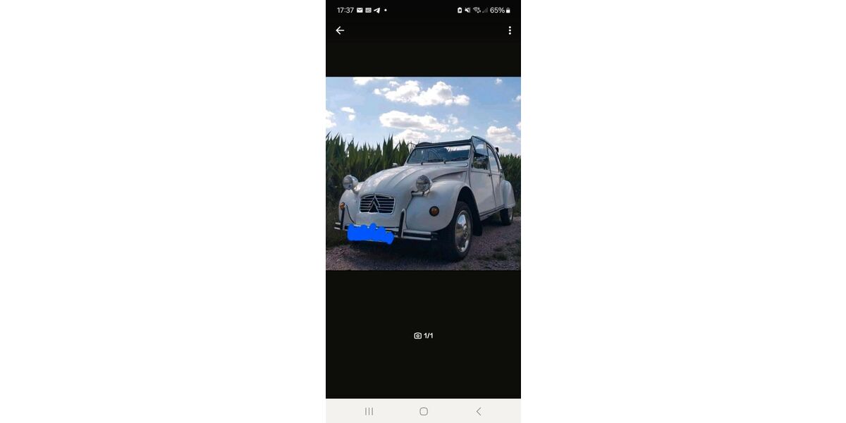 Citroen 2 CV 56.000 km 12.500 &euro; Wörrstadt 55286