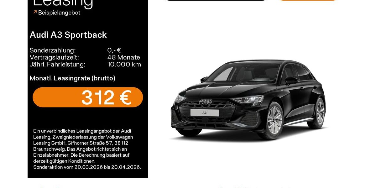 Audi A3 23.672 km 33.880 &euro; Hofheim 65719