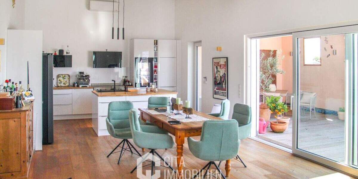 Wohnen & Arbeiten in Mainz-Hechtsheim: Moderne Wohn- und Gewerbeimmobilie mit Dachterrassen & Aufzug zimmer