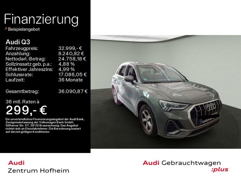 Audi Q3 36.492 km 32.999 € Hofheim 65719