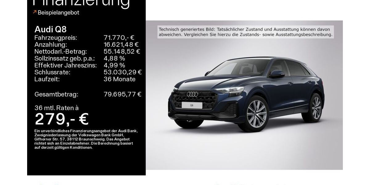 Audi Q8 27.518 km 69.999 &euro; Hofheim 65719