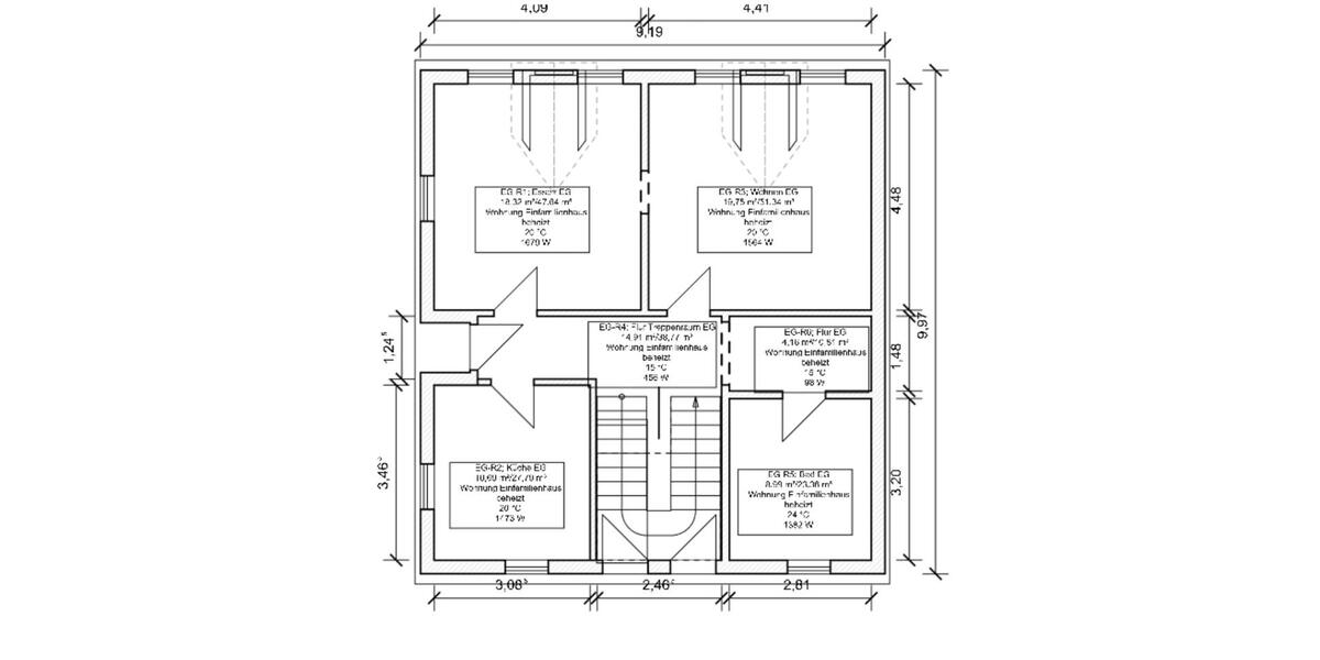 Einfamilienhaus Münster-Sarmsheim Sarmsheim - 5 Zimmer, 120 m&sup2;, 1.450&euro; | Angebot:25056656